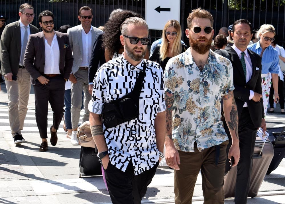 Print Shirts, Pitti 94, Firenze, Street Style Photos