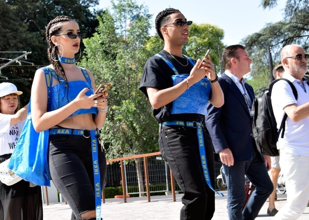 Wearing Ikea Bags, Pitti Uomo