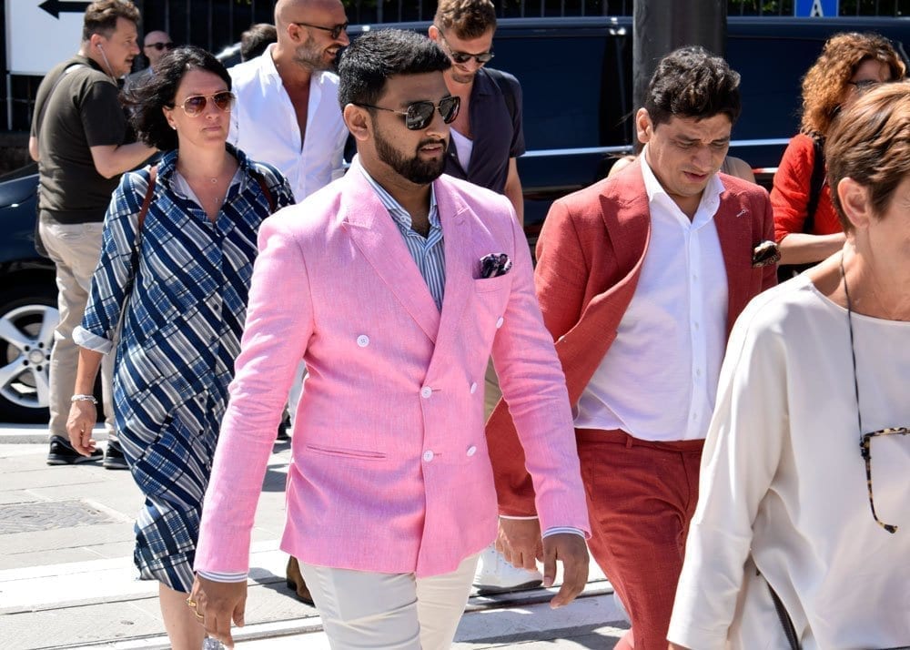 Wearing Pink at Pitti Uomo, 2018