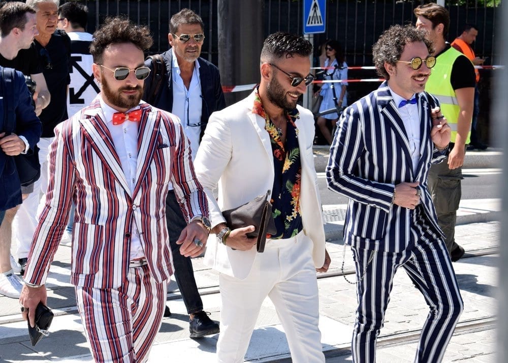 Stripe trend, Pitti 2018