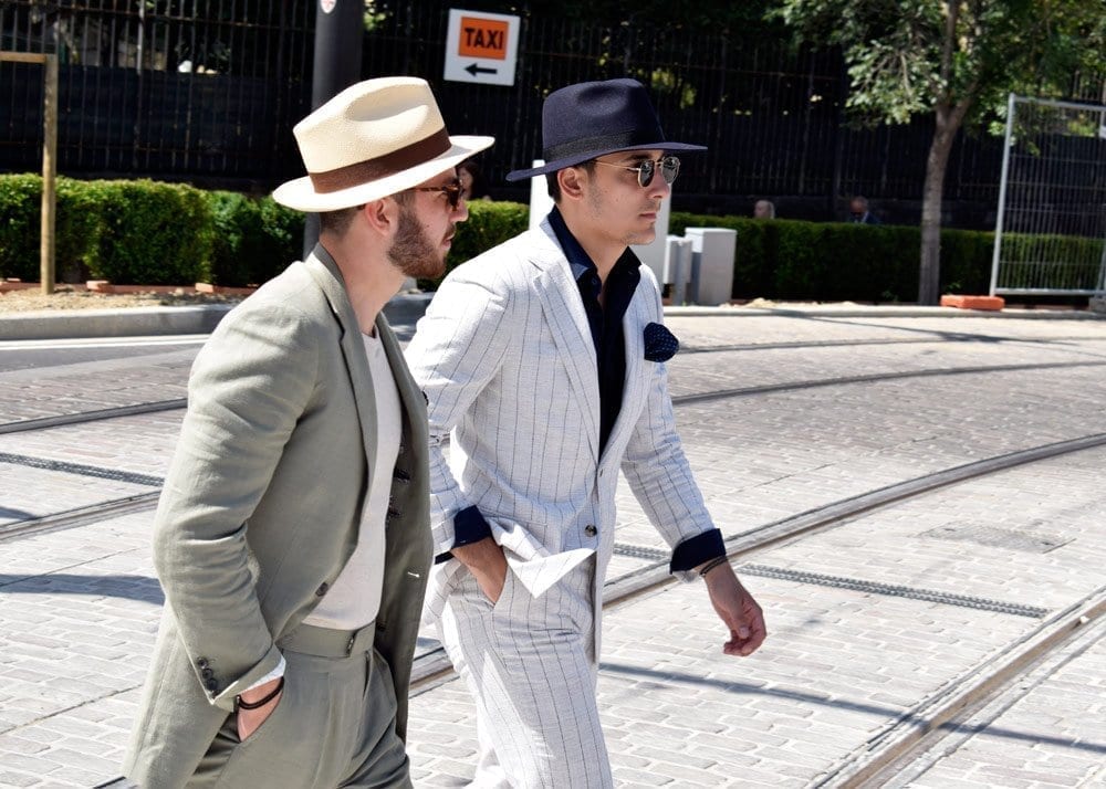 Men in Suits, Pitti 94, Firenze, Street Style Photos
