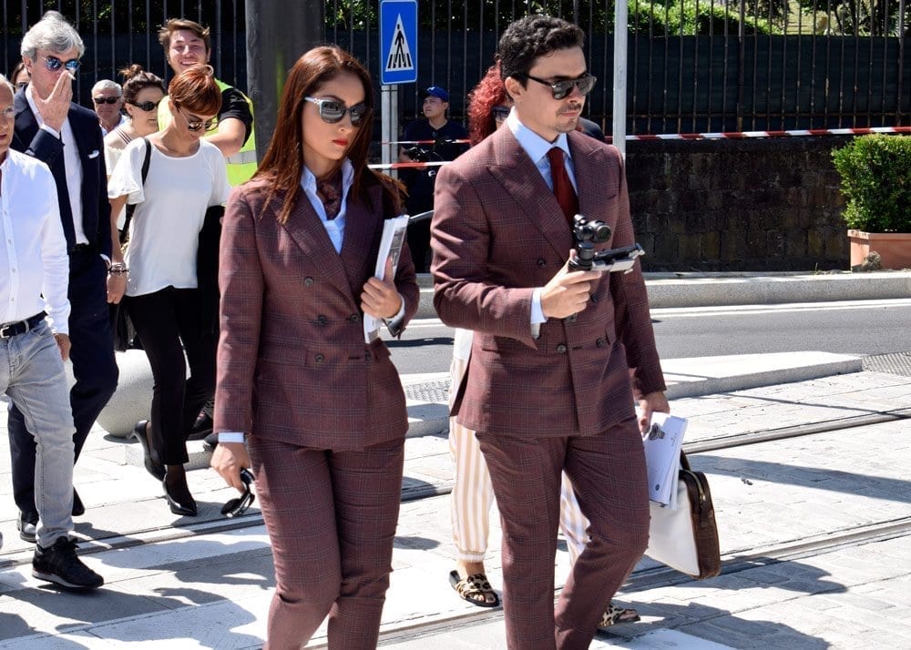 Burgundy Suit, Pitti Uomo