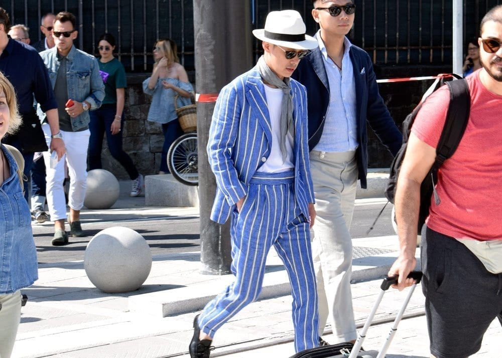 Men in Suits, Pitti 94, Firenze, Street Style Photos