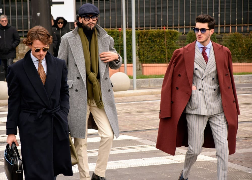 Overcoats, top coats, Pitti 95