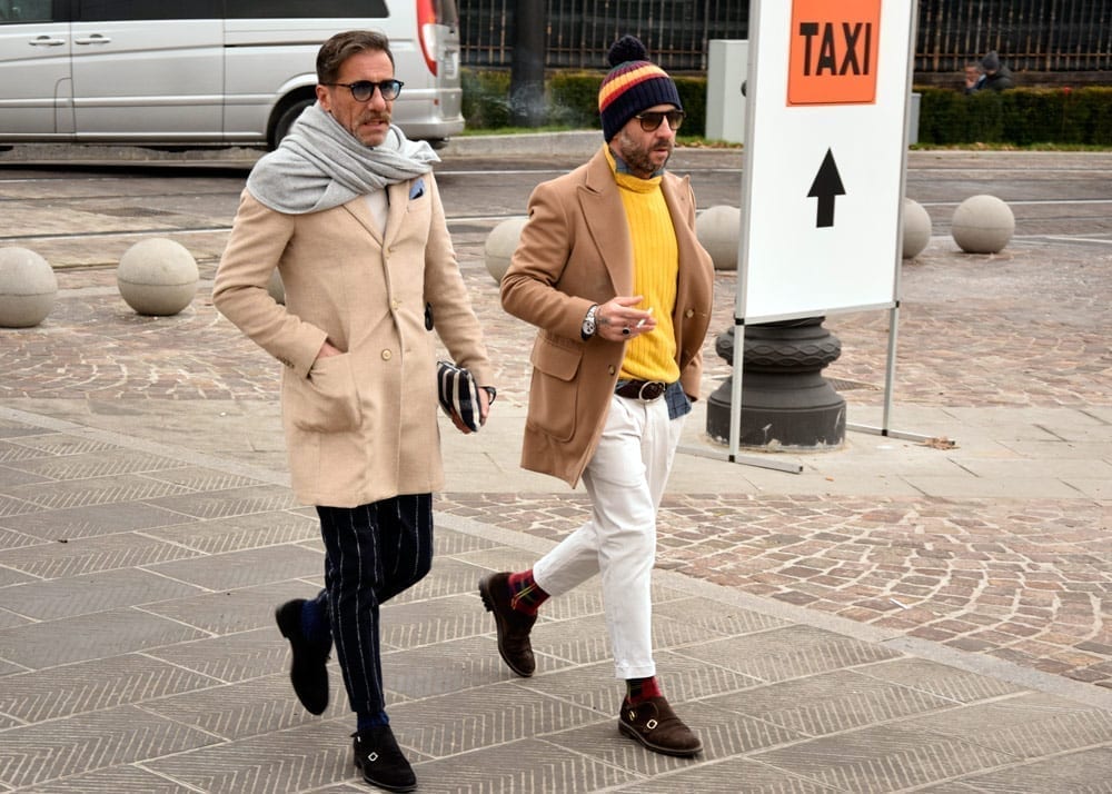 Color block, beanie, Pitti Uomo 2019 Winter