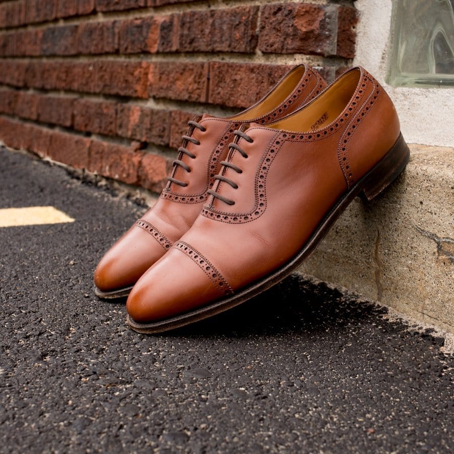 John Lobb Men's Haldon Leather Derby Shoes | Neiman Marcus
