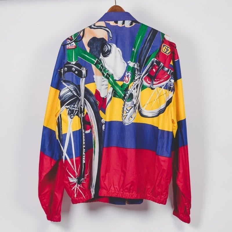cycle print, bycicle race, polo ralph