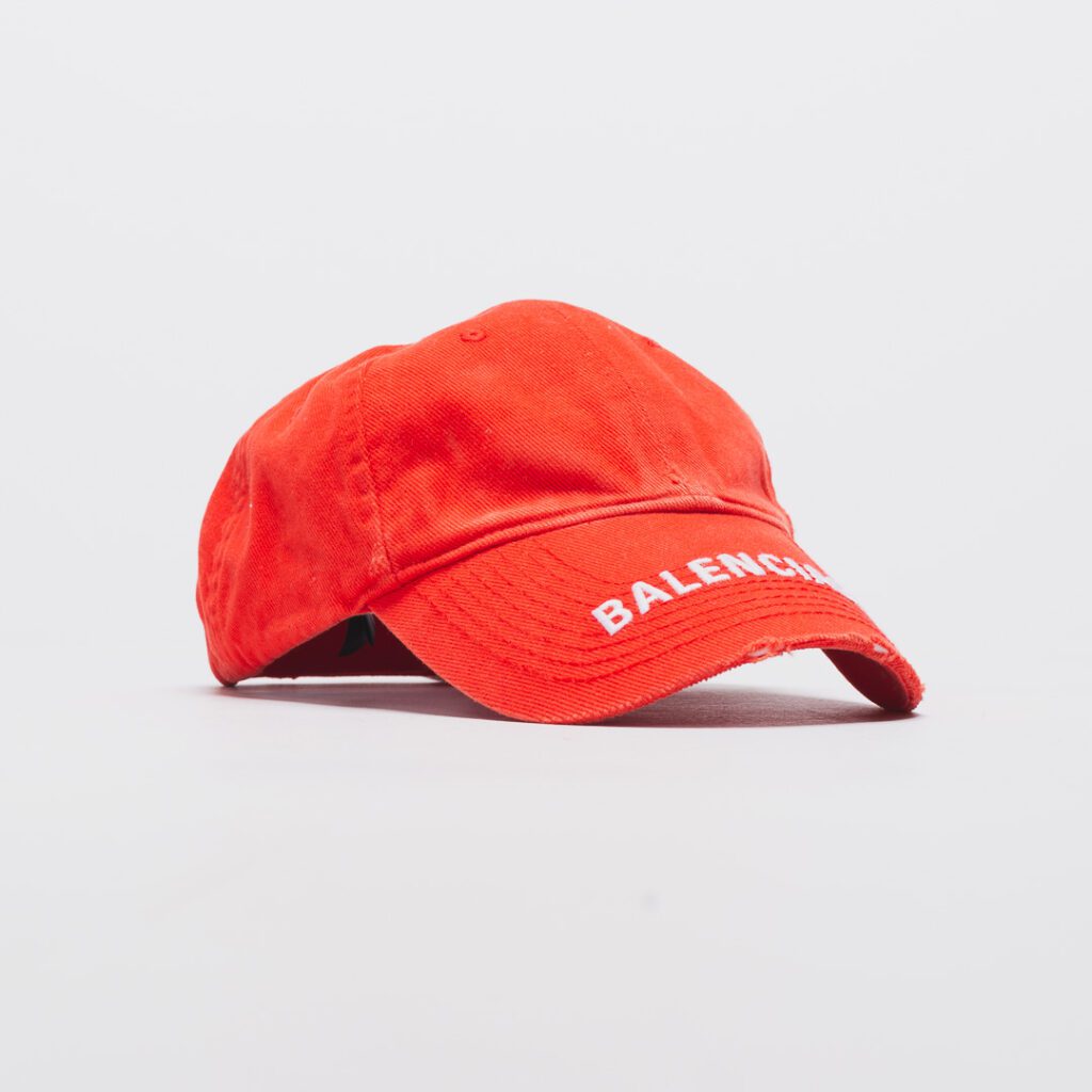 Balenciaga brand hat, red