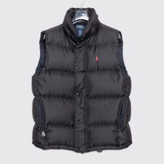 Polo Ralph Lauren Winter Down Puffer Vest Size M Black