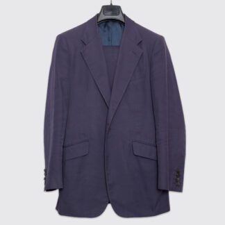 Richard Anderson Savile Row Suit Size 38 (EU48) Navy Cotton
