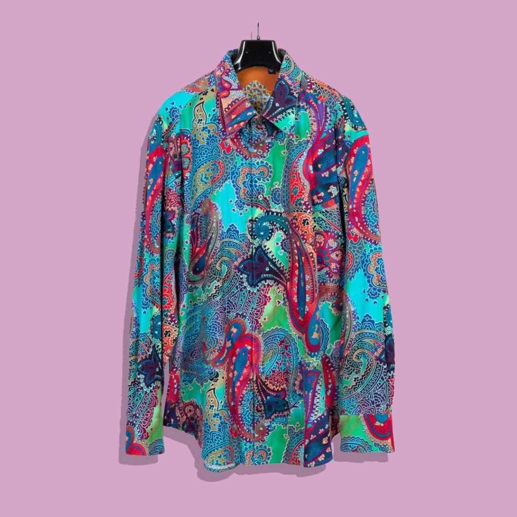 Robert Graham colored paisley shirt