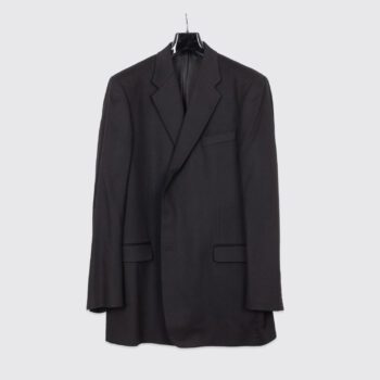 Hickey Freeman x Loro Piana Jacket Size 48 XLG Black Cashmere Limited Edition